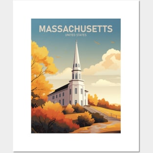 MASSACHUSETTS Posters and Art